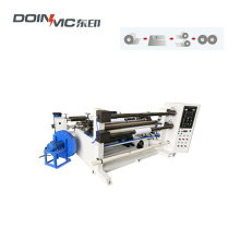 Máquina cortadora longitudinal de rollos de papel de tipo económico